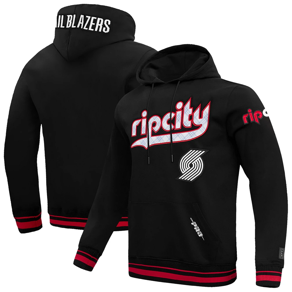 Men's Pro Standard Black Portland Trail Blazers 2024/25 City Edition Pullover Hoodie