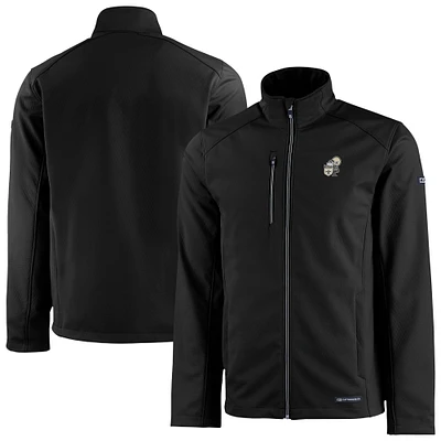 Men's Cutter & Buck New Orleans Saints Evoke Eco Softshell Recycled Full-Zip Jacket