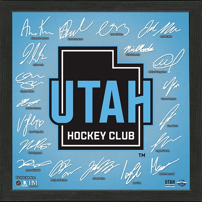 Highland Mint Utah Hockey Club 13'' x 13'' Impact Jersey Framed Photo