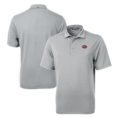 Men's Cutter & Buck Gray San Francisco 49ers Big Tall Virtue Eco Pique Recycled Polo