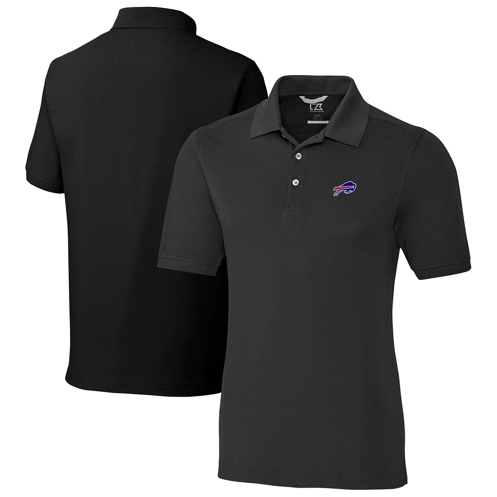 Men's Cutter & Buck Buffalo Bills Big Tall Advantage Eco Pique DryTec Tri-Blend Polo