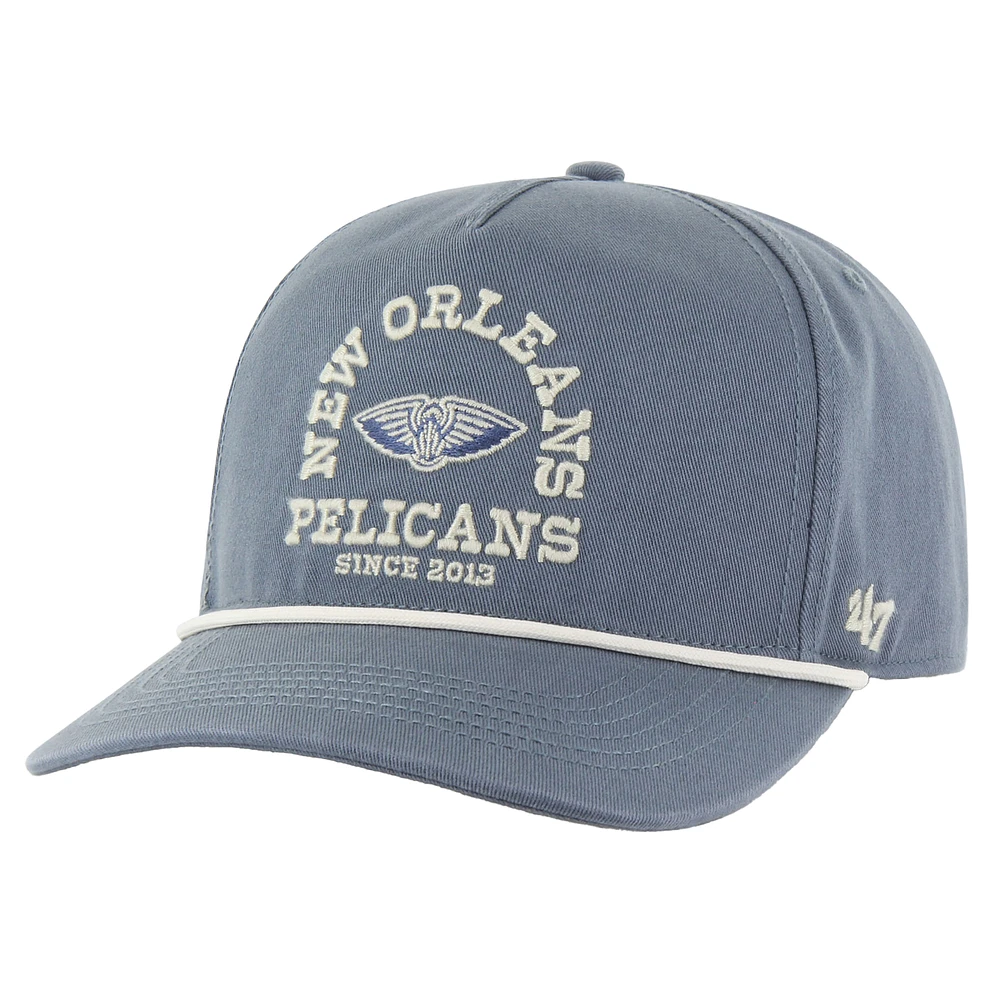 Men's '47 Blue New Orleans Pelicans Canyon Ranchero Hitch Adjustable Hat
