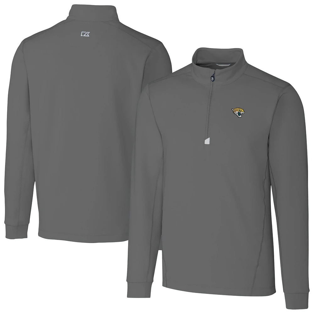 Men's Cutter & Buck Los Angeles Rams Big Tall Traverse Stretch Quarter-Zip Top