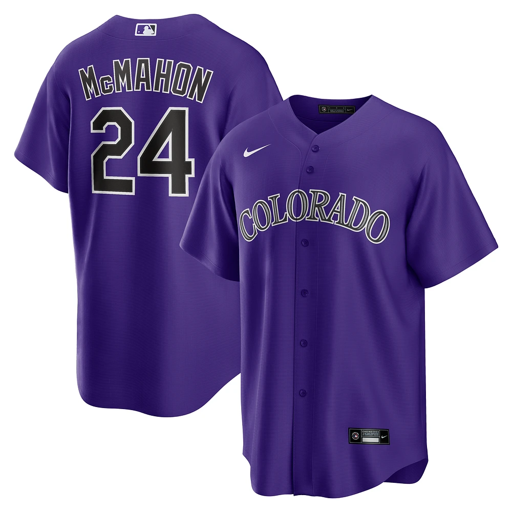 Men's Nike Ryan McMahon Purple Colorado Rockies Alternate Replica Player Jersey