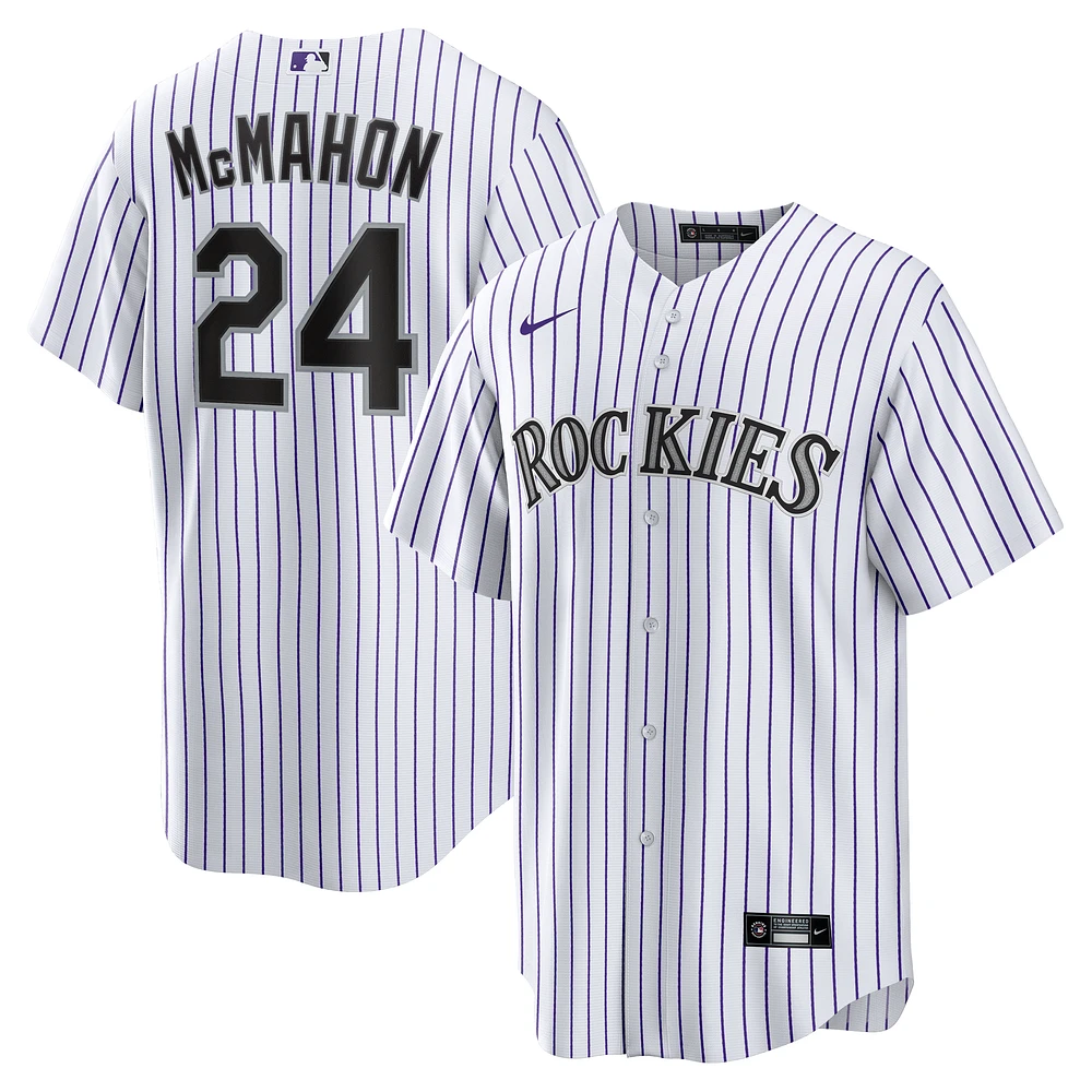 Men's Nike Ryan McMahon White Colorado Rockies Home Replica Player Jersey