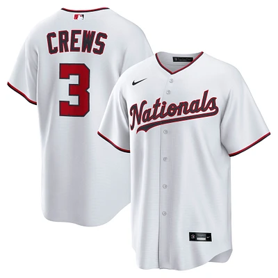Men's Nike Dylan Crews White Washington Nationals Home Replica Jersey
