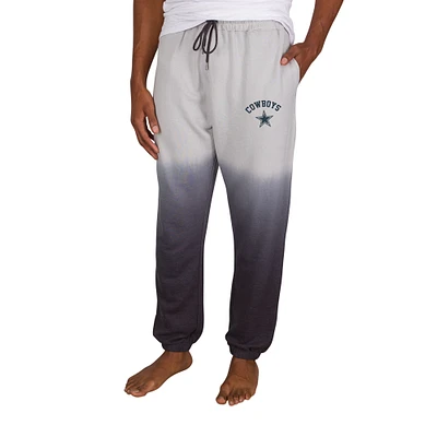 Men's Concepts Sport Gray/Charcoal Dallas Cowboys Dusk Dip Dye Lightweight French Terry Lounge Pants