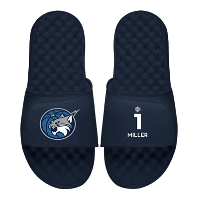 Men's ISlide Diamond Miller Navy Minnesota Lynx Logo Split Slide Sandals