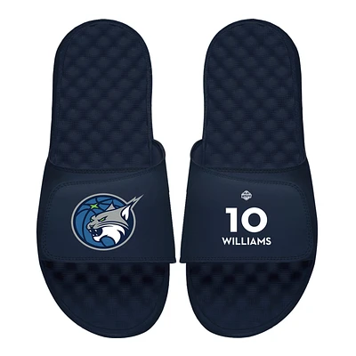 Men's ISlide Courtney Williams Navy Minnesota Lynx Logo Split Slide Sandals
