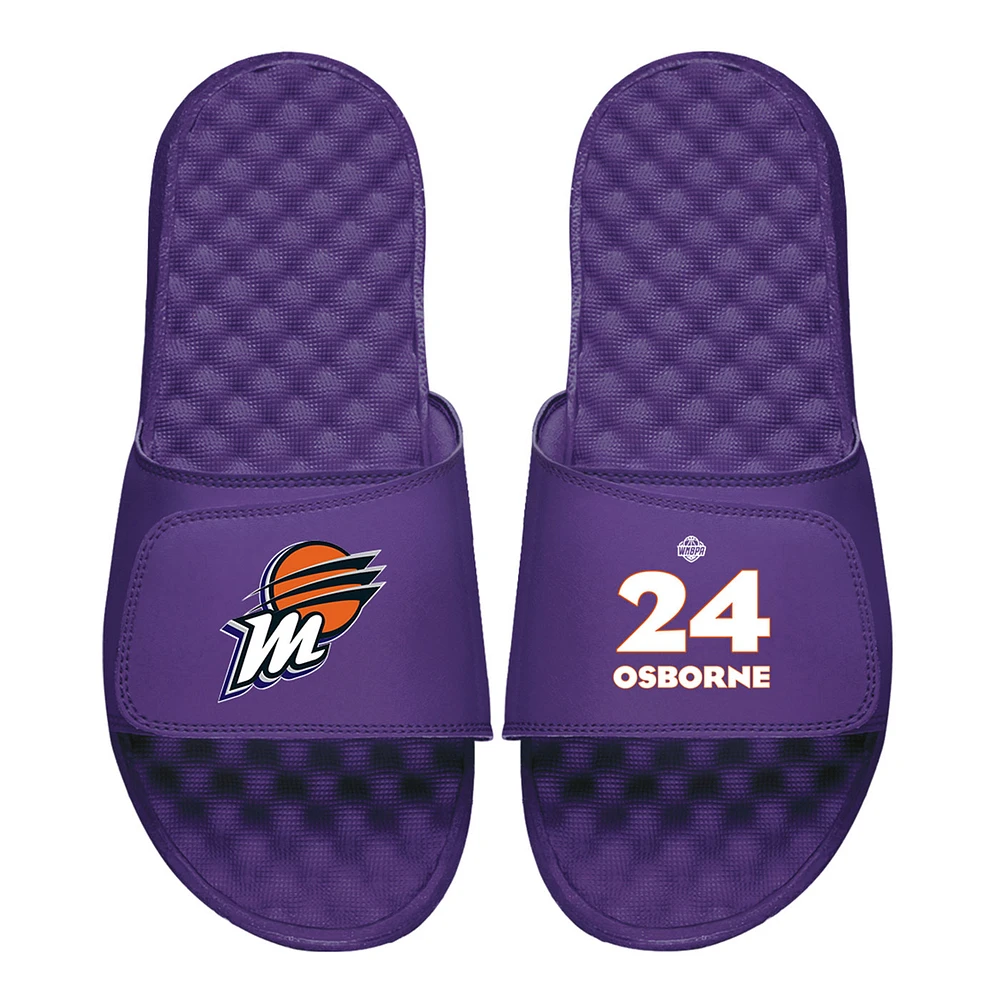 Men's ISlide Charisma Osborne Purple Phoenix Mercury Logo Split Slide Sandals