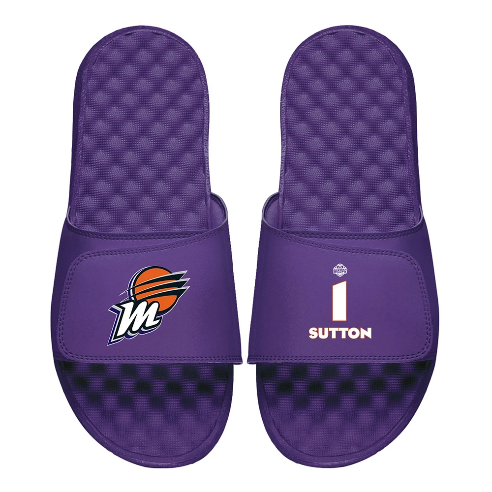 Men's ISlide Sug Sutton Purple Phoenix Mercury Logo Split Slide Sandals