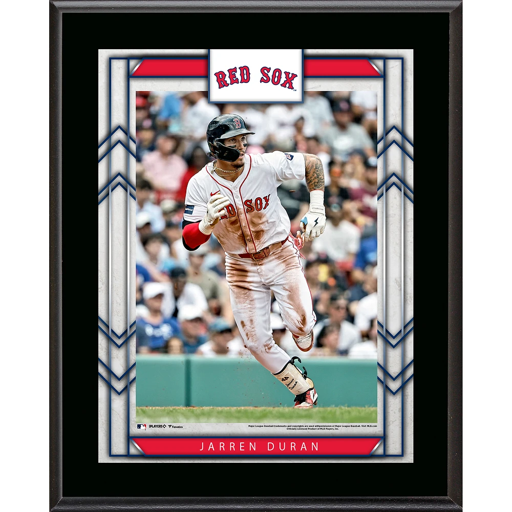Jarren Duran Boston Red Sox 10.5" x 13" Sublimated Player Plaque