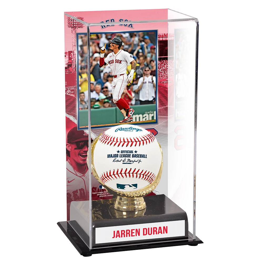 Jarren Duran Boston Red Sox Gold Glove Display Case with Image