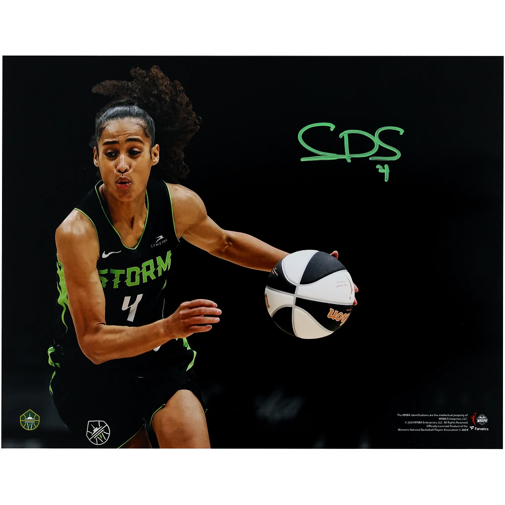 Skylar Diggins-Smith Seattle Storm Autographed 11" x 14" Dribbling Spotlight Photograph