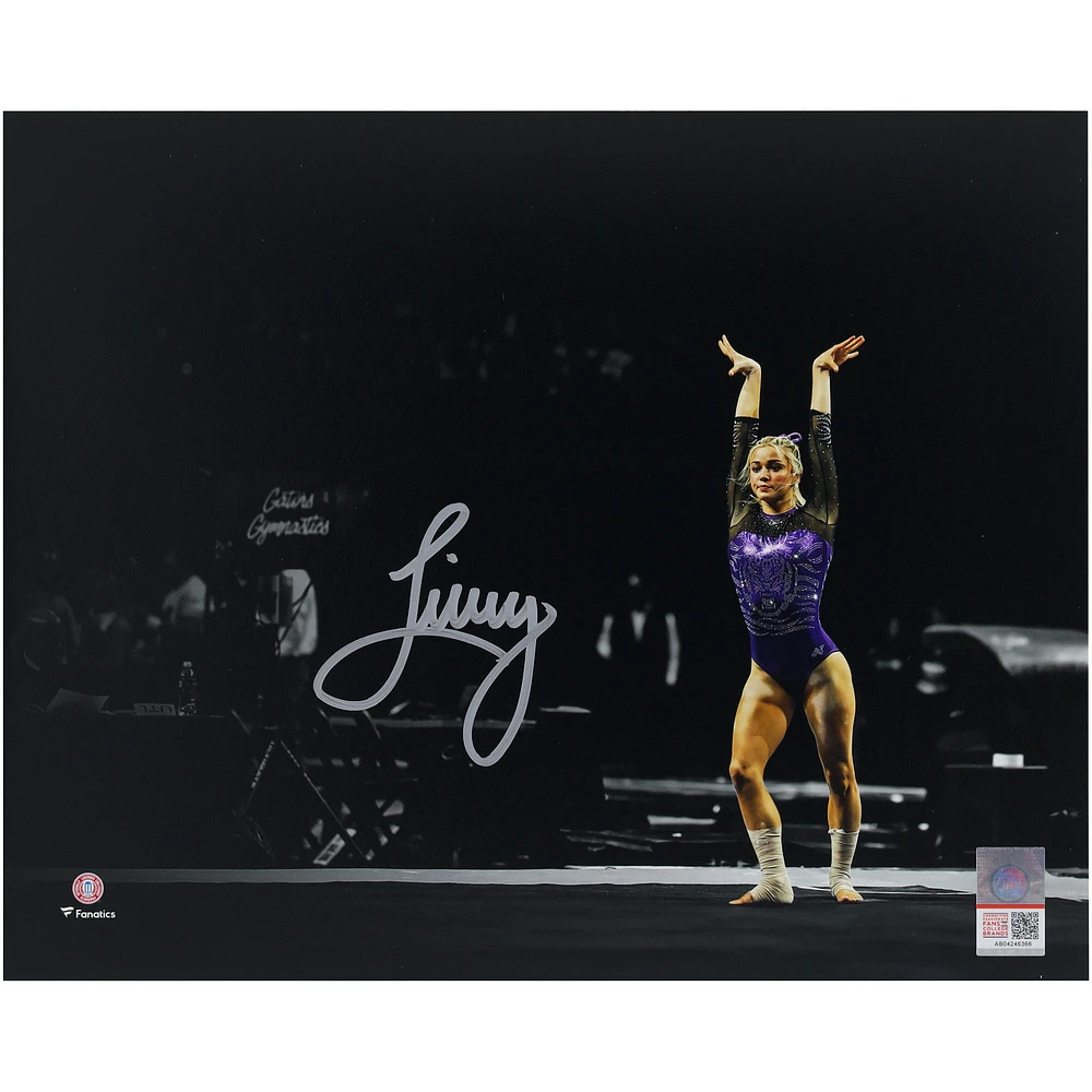 Livvy Dunne LSU Tigers Autographed 8" x 10" Spotlight Photograph - Signed in Silver Ink