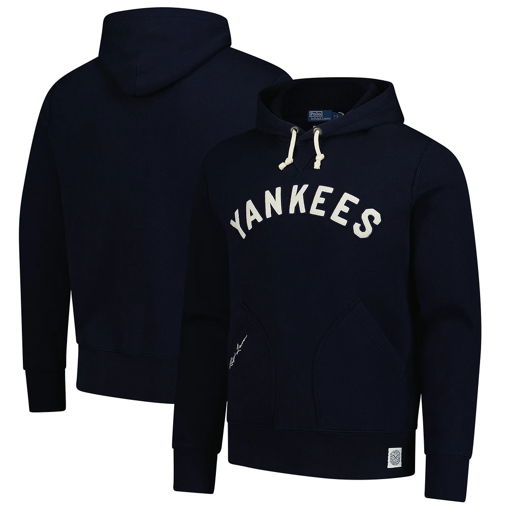 Men's Polo Ralph Lauren Navy New York Yankees Pullover Hoodie