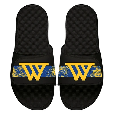 Unisex ISlide Golden State Warriors Distressed Slide Sandals