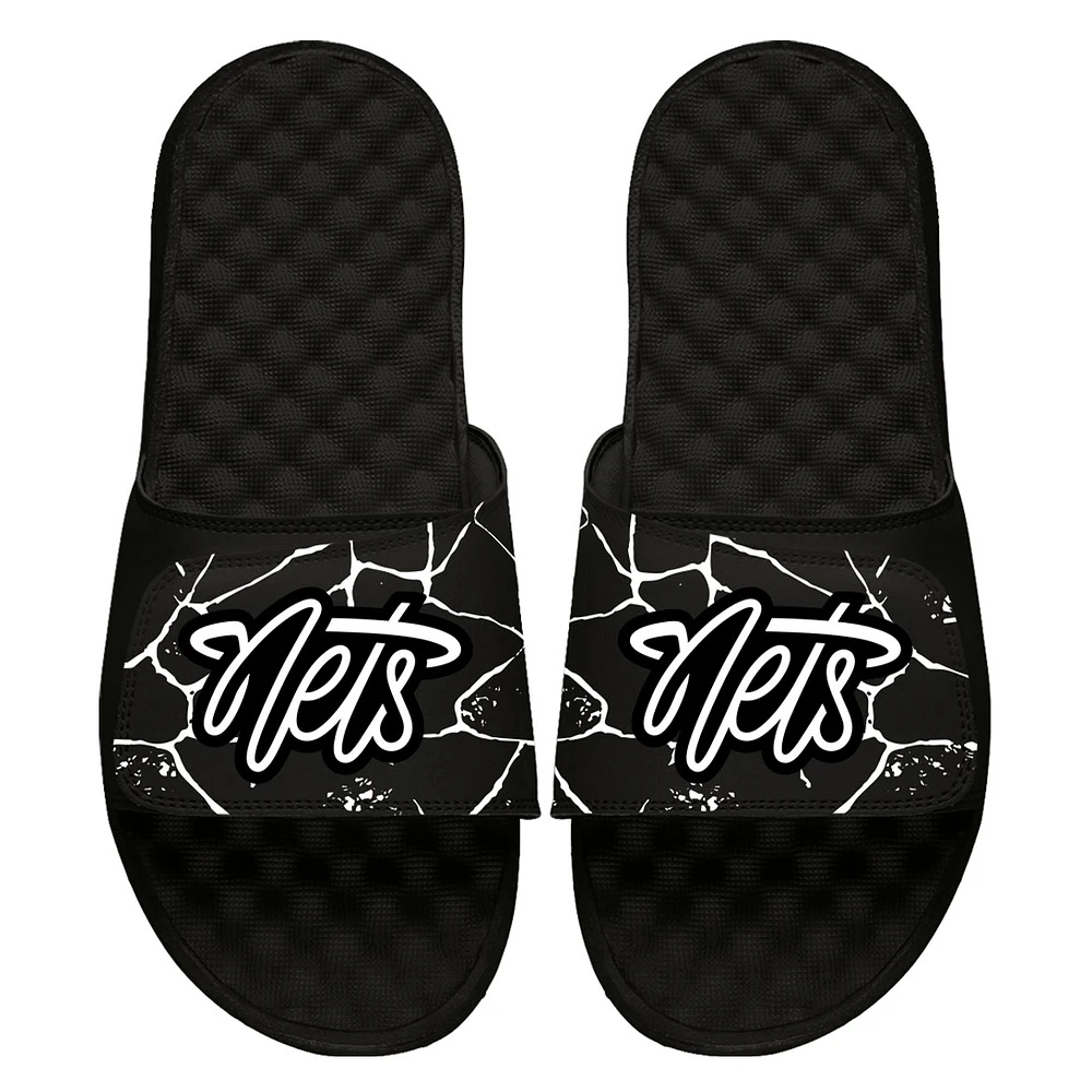 Unisex ISlide Brooklyn Nets Shattered Slide Sandals