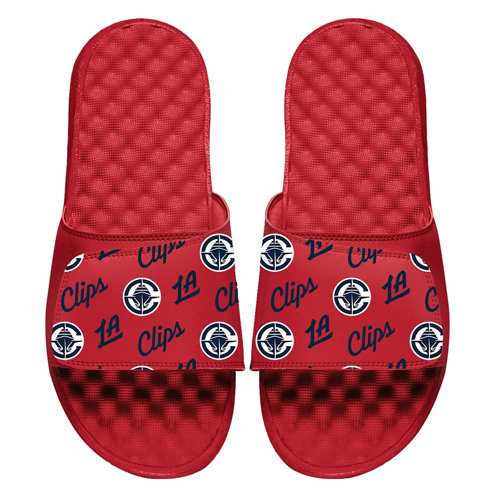Youth ISlide LA Clippers Pattern Slide Sandals