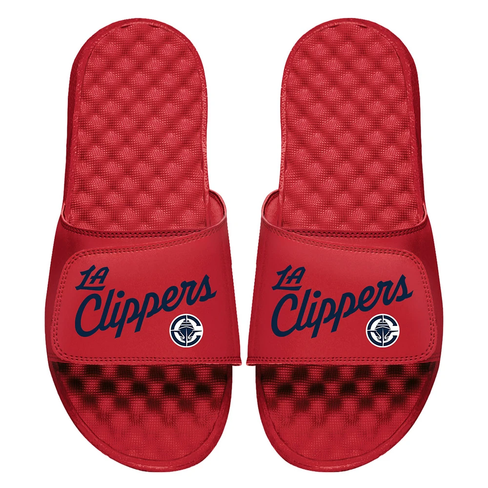 Unisex ISlide LA Clippers Combo Logo Slide Sandals