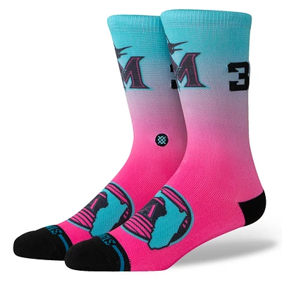 Unisex Stance Pink Miami Marlins 2025 City Connect Crew Socks