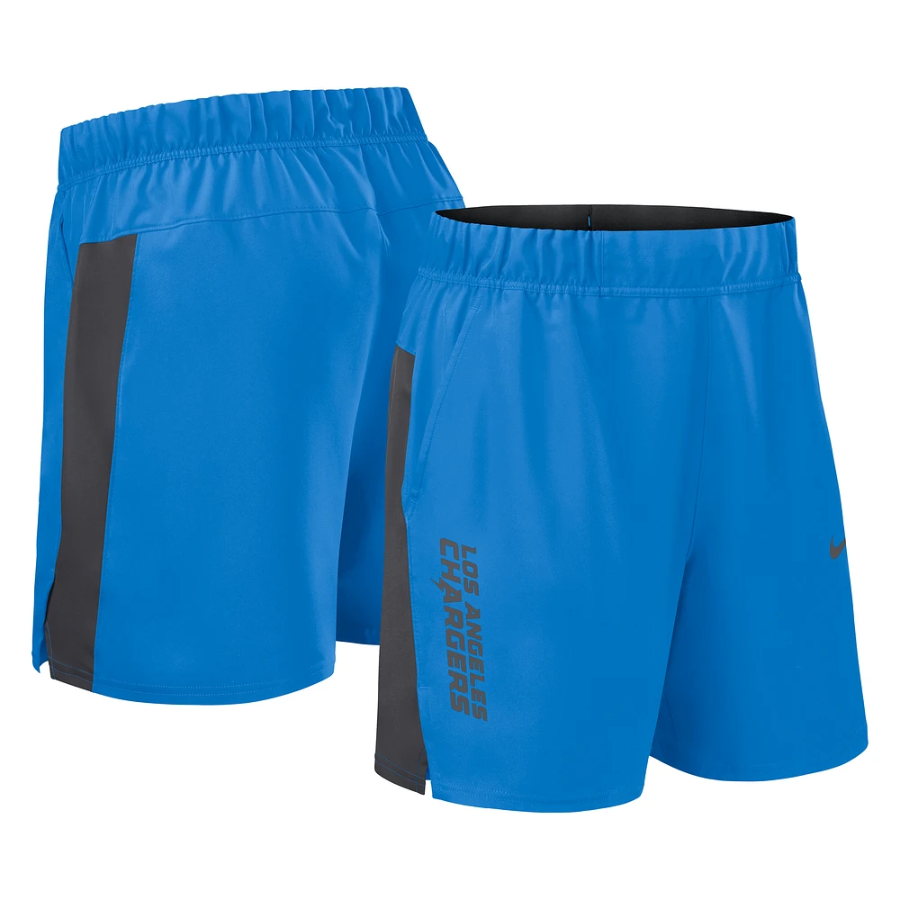 Men's Nike Powder Blue Los Angeles Chargers Woven Victory Performance Shorts