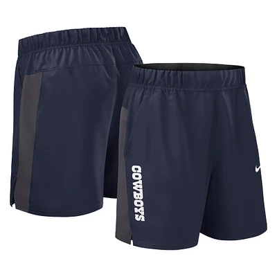 Men's Nike Navy Dallas Cowboys Woven Victory Performance Shorts
