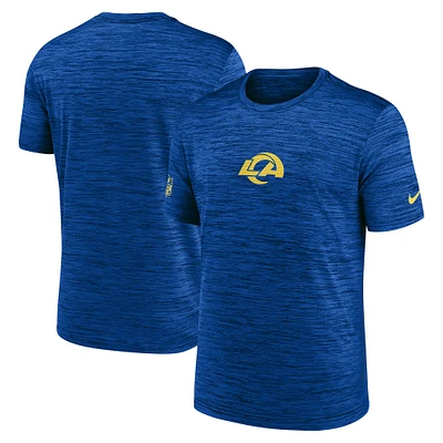 Men's Nike Royal Los Angeles Rams Sideline Velocity Performance T-Shirt