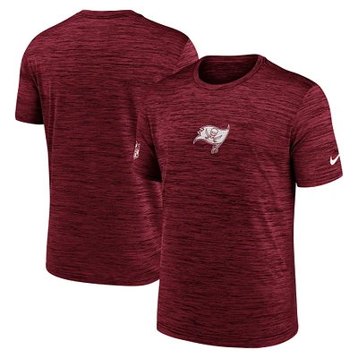 Men's Nike Red Tampa Bay Buccaneers Sideline Velocity Performance T-Shirt