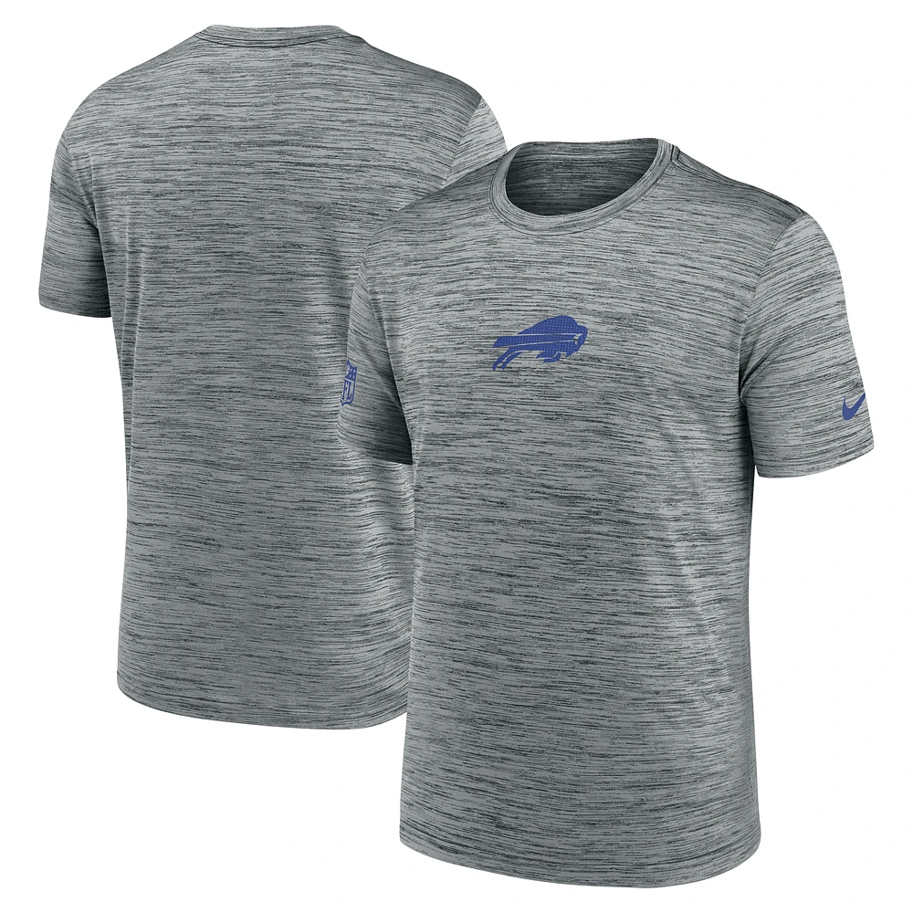 Men's Nike Gray Buffalo Bills Sideline Velocity Performance T-Shirt