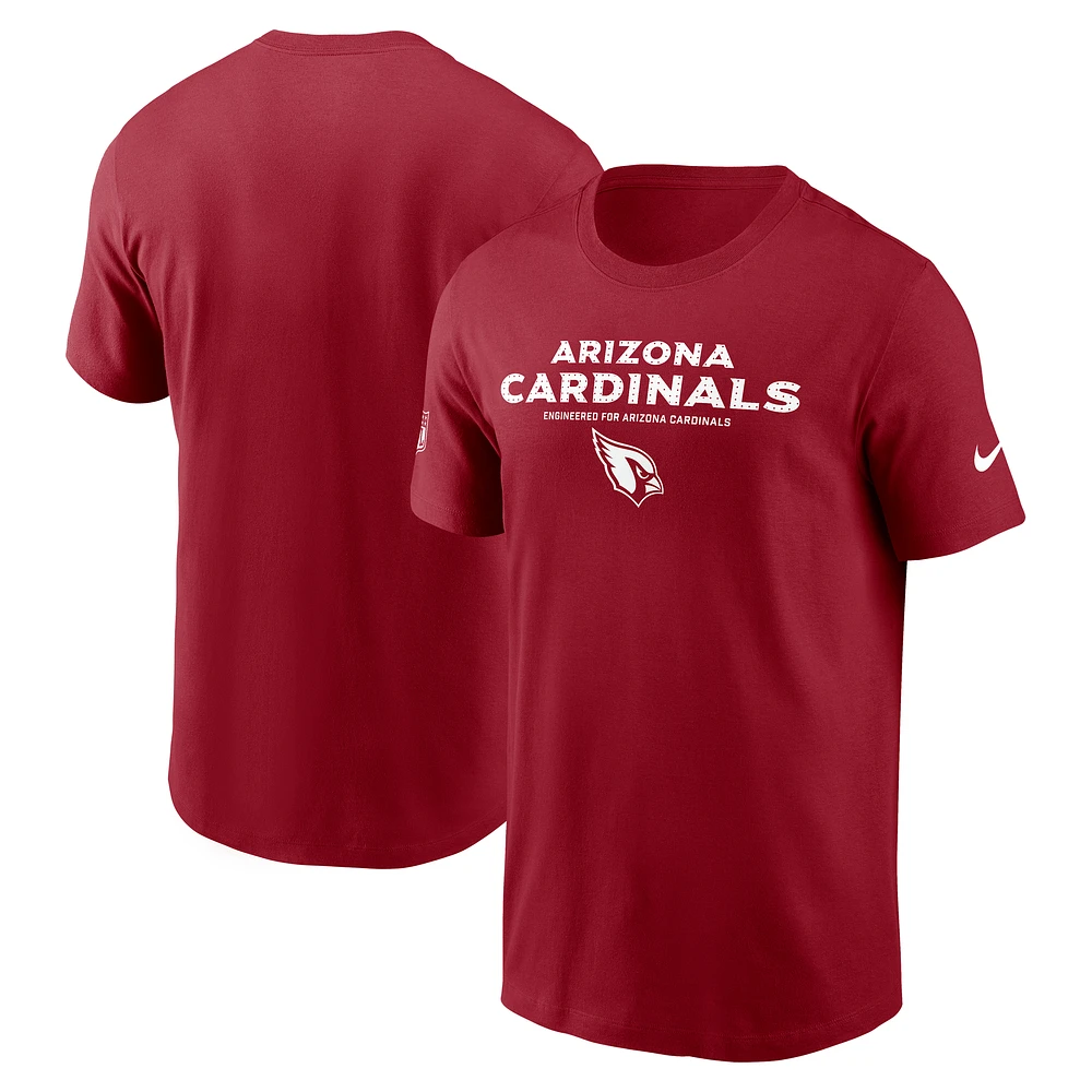 Men's Nike Cardinal Arizona Cardinals Sideline Performance T-Shirt