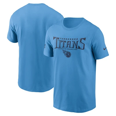 Men's Nike Light Blue Tennessee Titans Sideline Performance T-Shirt