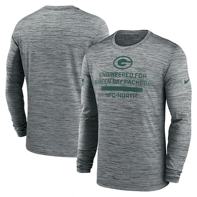 Men's Nike Green Bay Packers Sideline Velocity Performance Long Sleeve T-Shirt