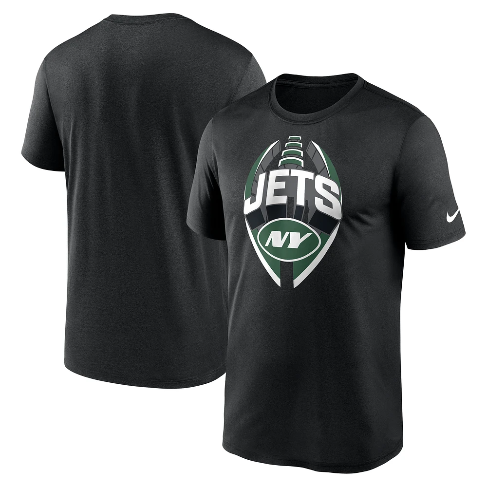 Men's Nike Black New York Jets Legend Icon Performance T-Shirt