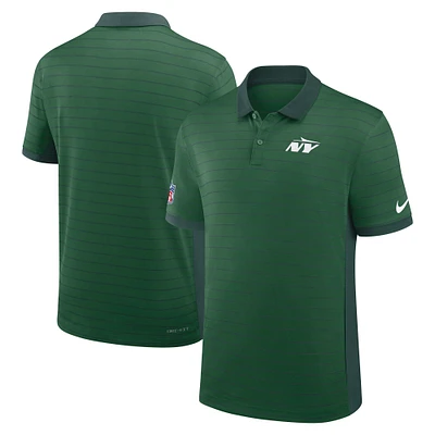 Men's Nike New York Jets Sideline Victory Stripe Performance Polo
