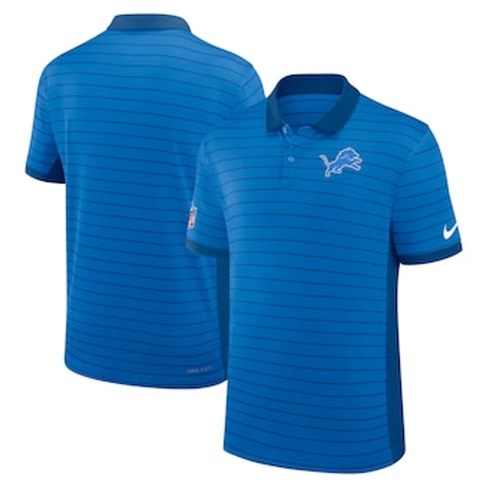 Men's Nike Detroit Lions Sideline Victory Stripe Performance Polo