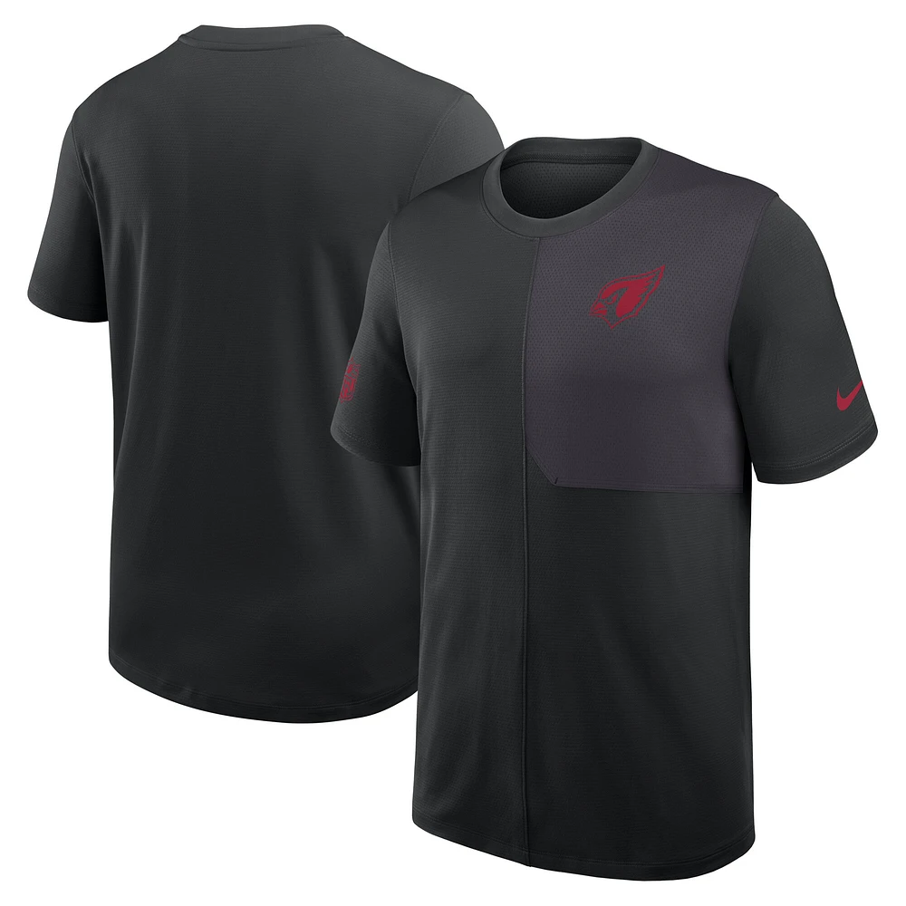 Men's Nike Black Arizona Cardinals Sideline UV Performance Coach Shirt