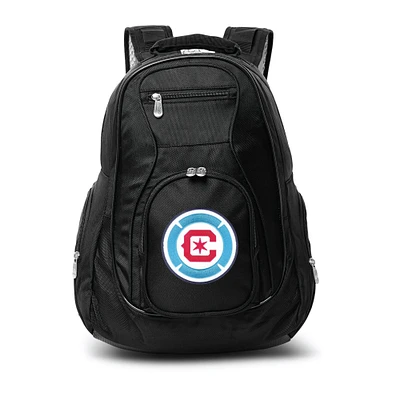 MOJO Black Chicago Fire 19" Premium Laptop Backpack