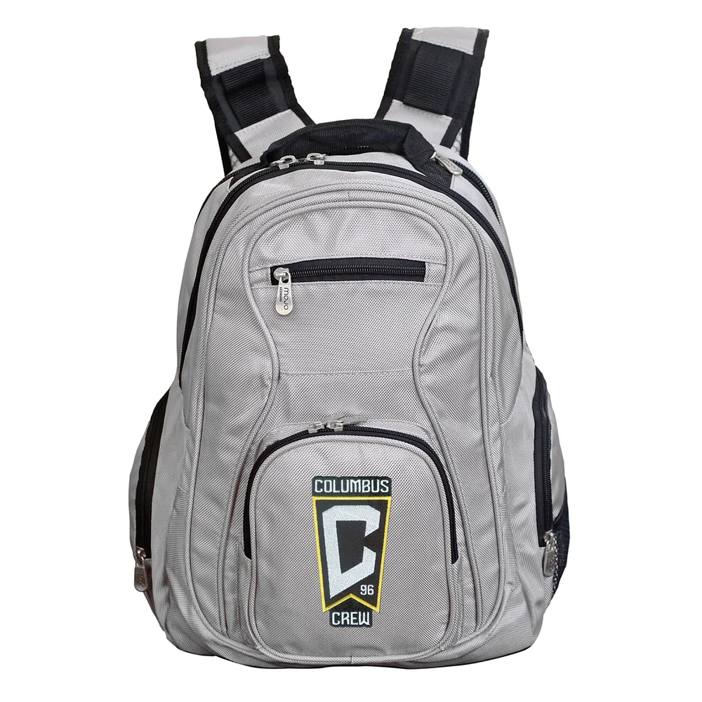 MOJO Gray Columbus Crew 19" Premium Laptop Backpack