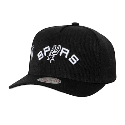 Men's Mitchell & Ness Black San Antonio Spurs 1998 NBA Finals Born To Win Pro Crown Adjustable Hat