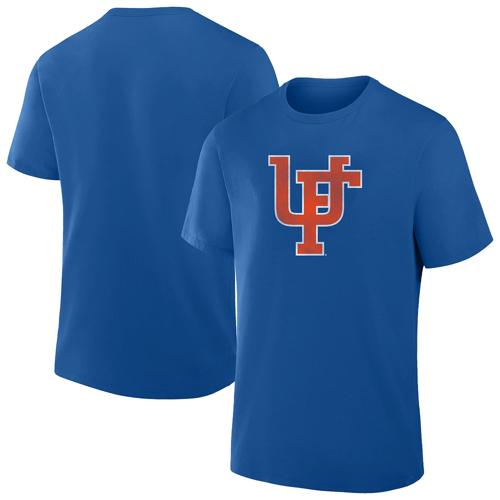 Men's Fanatics Royal Florida Gators Big & Tall Distressed Vintage Logo T-Shirt