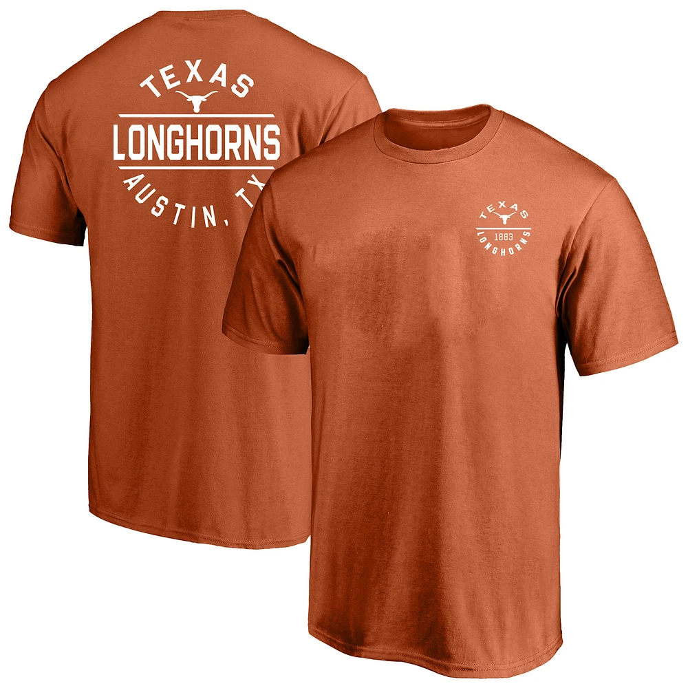 Men's Fanatics Texas Orange Texas Longhorns Big & Tall Fast Break 2 Hit T-Shirt