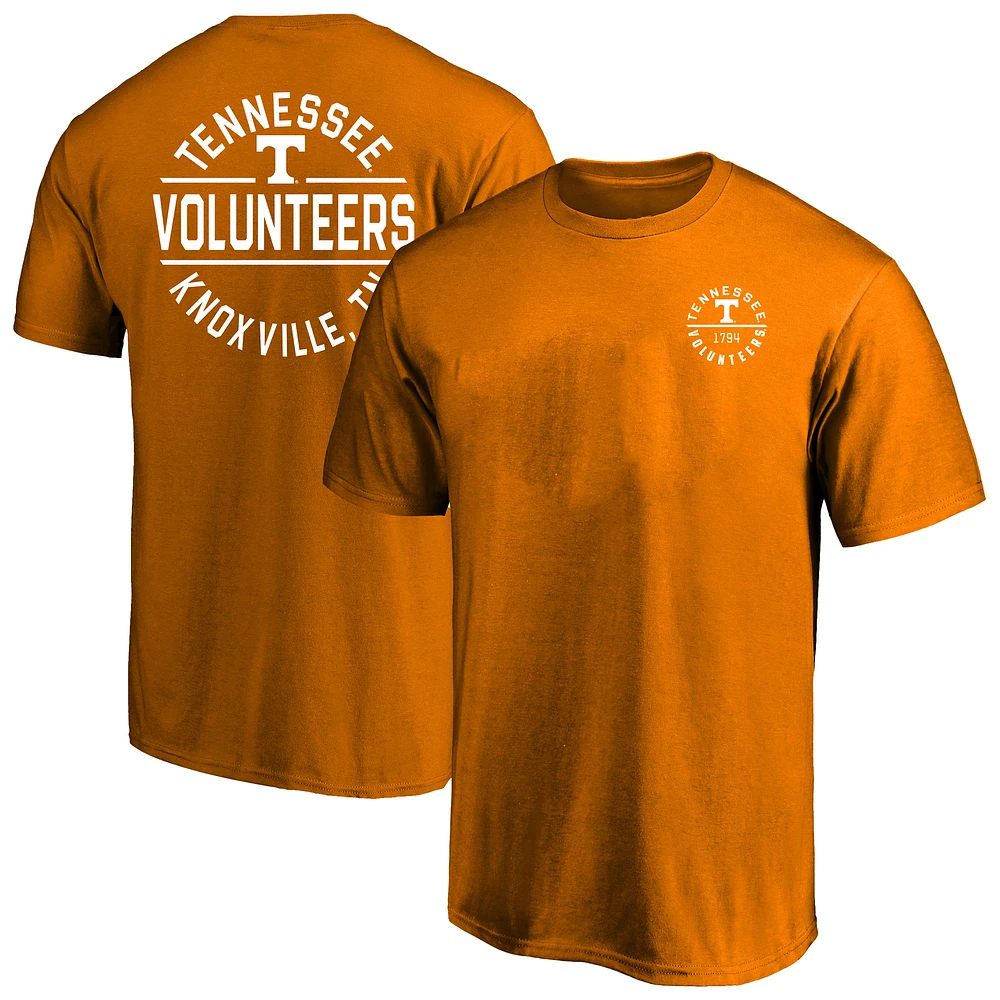 Men's Fanatics Tennessee Orange Tennessee Volunteers Big & Tall Fast Break 2 Hit T-Shirt