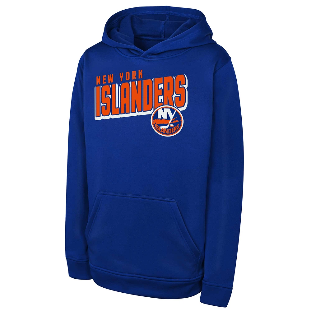 Youth Royal New York Islanders Cyber Punk Performance Hoodie