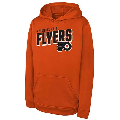 Youth Orange Philadelphia Flyers Cyber Punk Performance Hoodie
