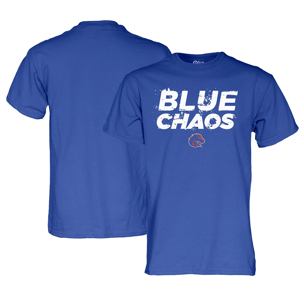 Unisex Blue 84 Royal Boise State Broncos 2024 Football Chaos T-Shirt