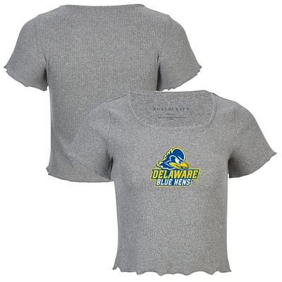 Women's Gray Delaware Fightin' Blue Hens Baby Top T-Shirt