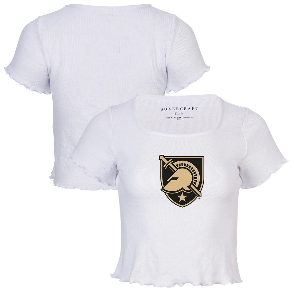 Women's White Army Black Knights Baby Top T-Shirt
