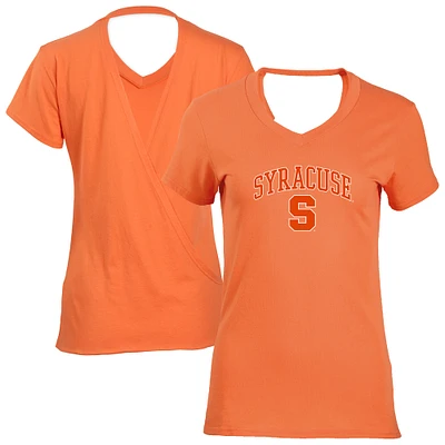 Women's Orange Syracuse Bella Crossback T-Shirt