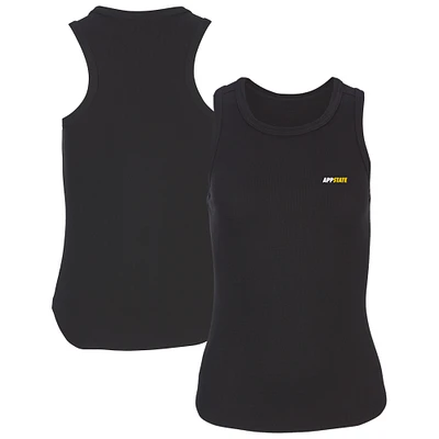 Women's Black Appalachian State Mountaineers Adrienne Tank Top